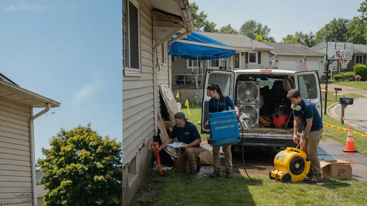 Ceiling Leak Cleanup in Mcdermott, OH near me