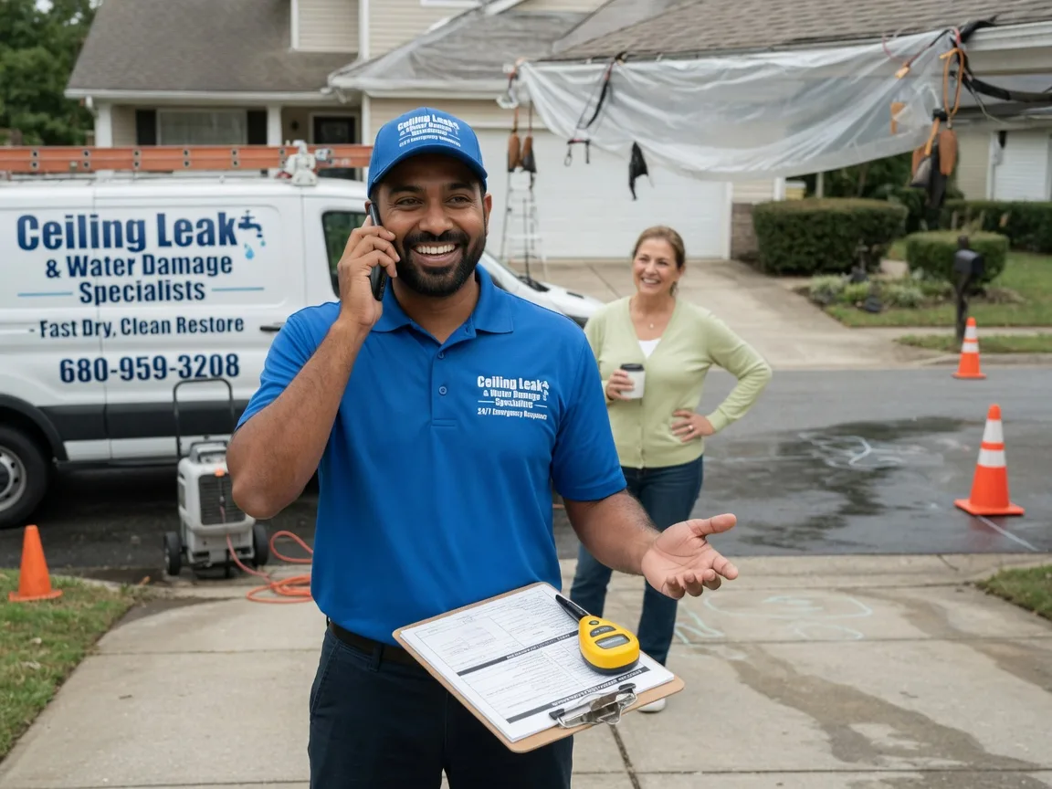 Ceiling Leak Cleanup Mcdermott, OH FAQs